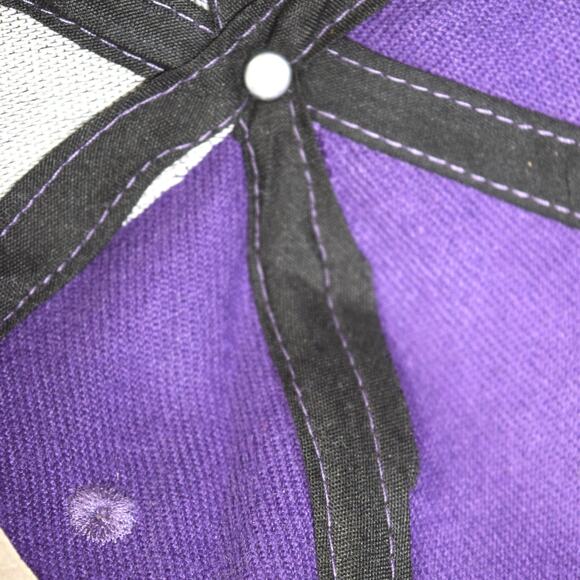 2 Mardi Gras Ballcaps Purple Sequins Fleu De Lis Green Red Gold Never Worn - Picture 10 of 10